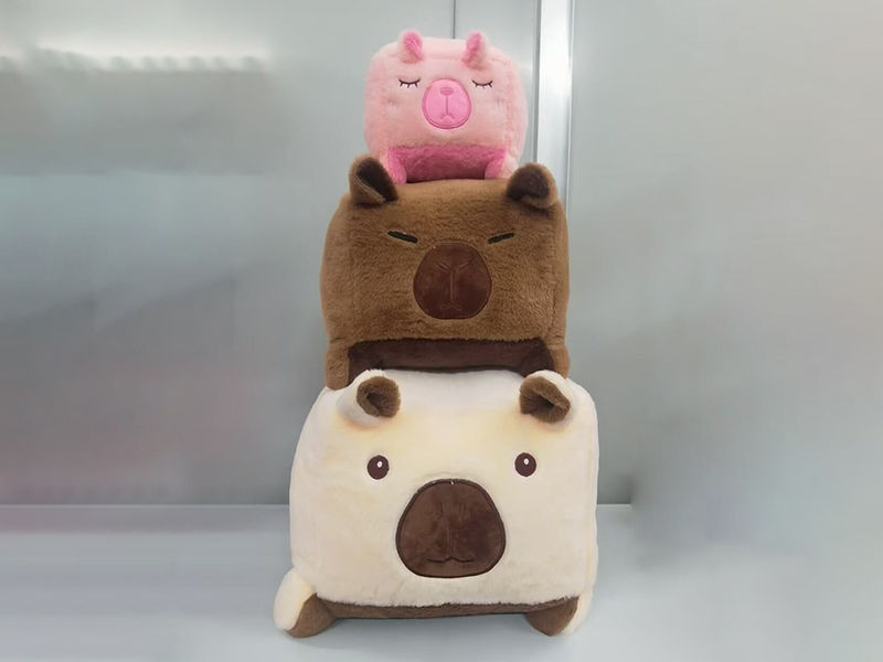 40cm Square Capybara Plush Doll