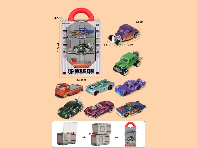 Alloy Roller Coaster Set Of 3 Pieces