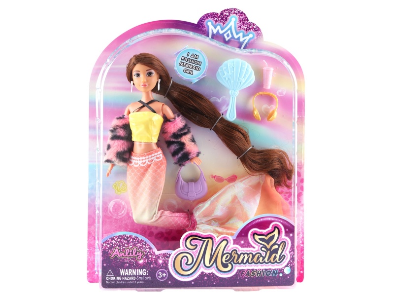 Anlili 11.5-Inch Solid Doll (Brown Skin)