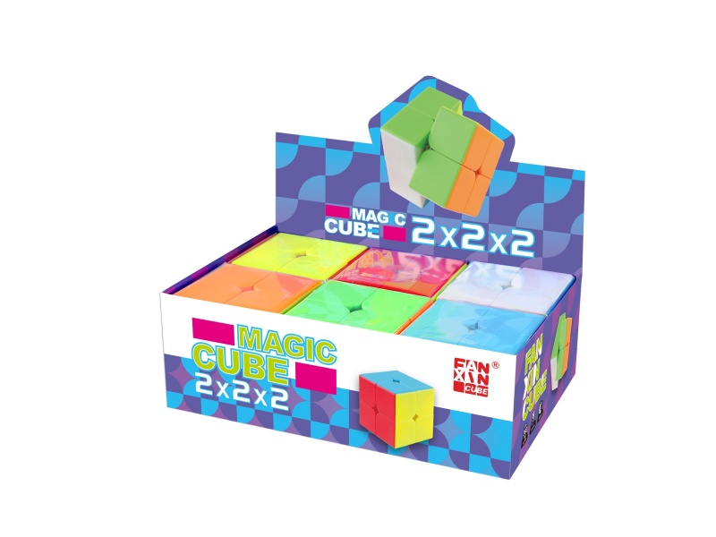 2×2×2 Solid Color Rubik's Cube 6pcs