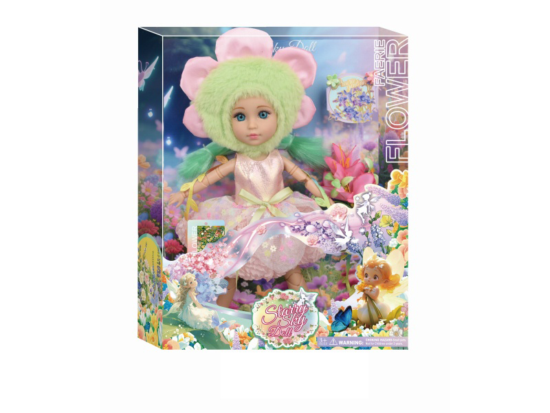 Starry Sky Doll 12-Inch Flower Fairy - Plush Doll - Lily