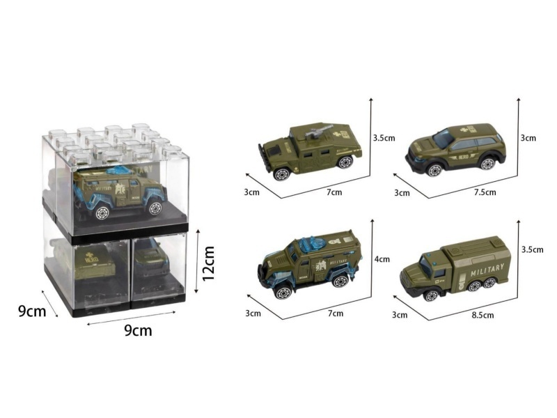 1:64 Alloy Military Vehicle