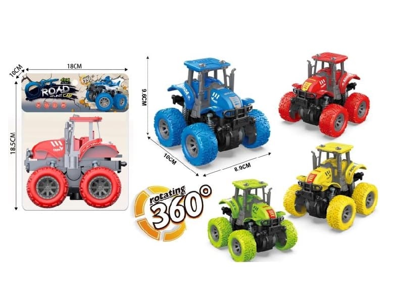 Double Friction/Four-Wheel Drive/ Stunt Farmer Trailer