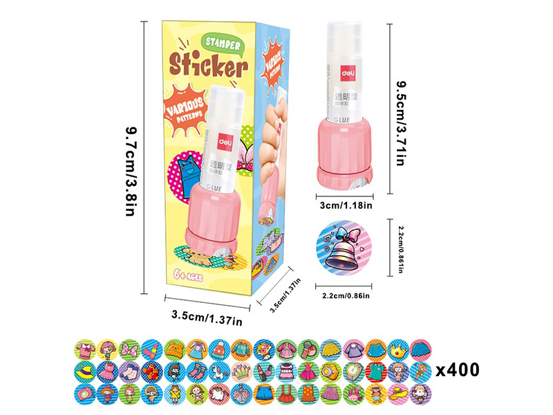 Stamper Sticker + 400 Sticker