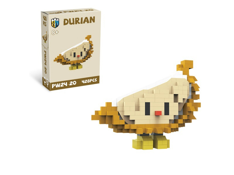 Fruit Series - Durian Building Blocks 428 PCS