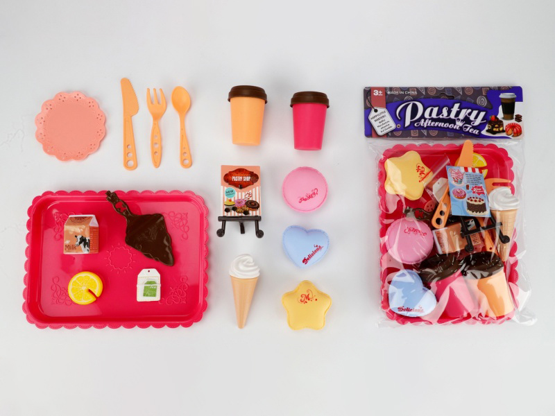 Tea Tableware, Pastries And Desserts Series