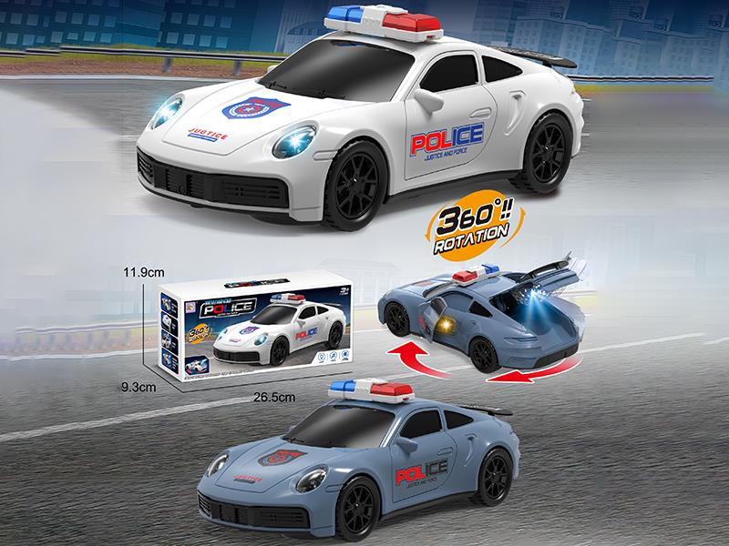 B/O Lift Rotating Police Car - Porsche