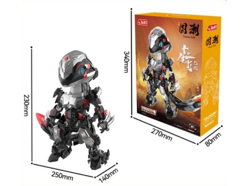 Building Block: Silver-Scaled Mecha Snake