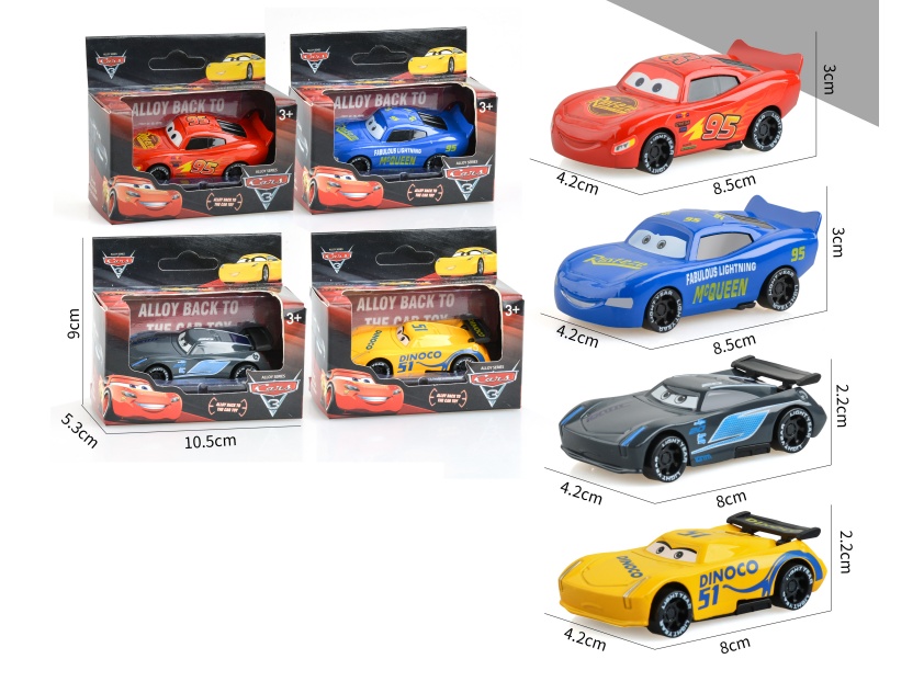 Alloy Car Story Four-Color Mix