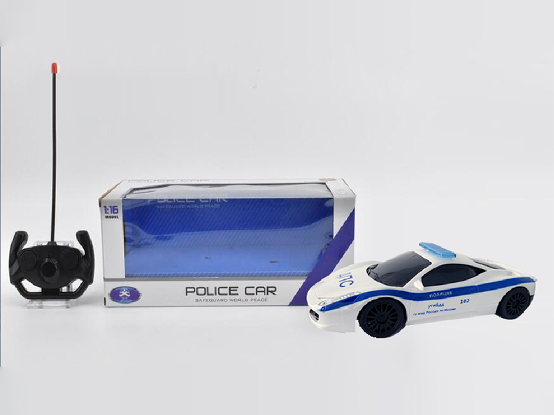 1:16 Ferrari 4-Channel Remote Control Police Car