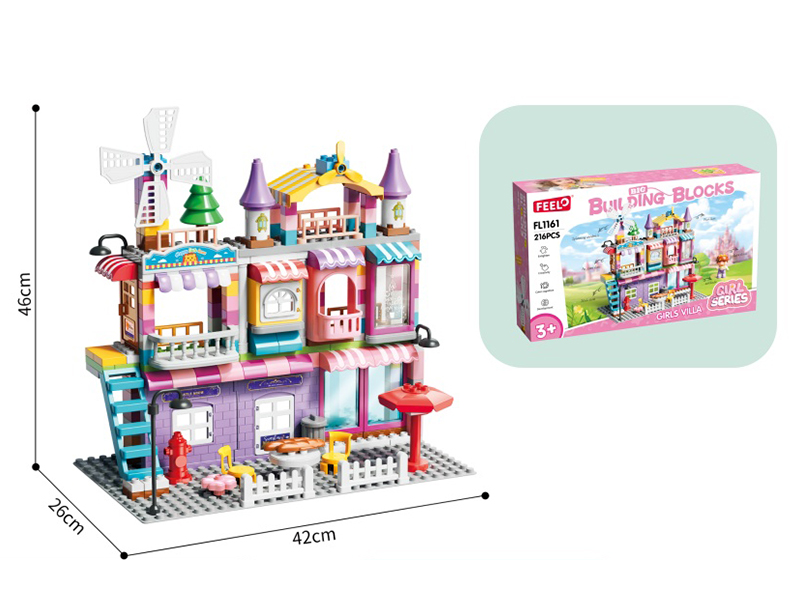 Girls Villa Building Blocks 216pcs