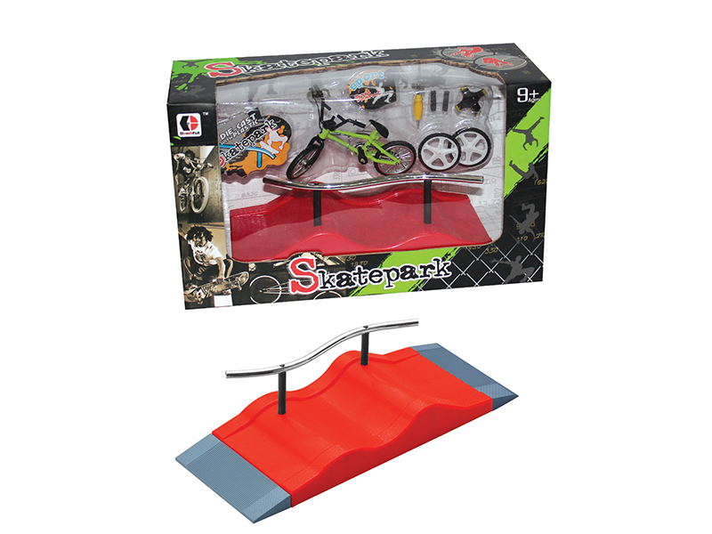 Bicycle Finger Skateboard Skate Park Set