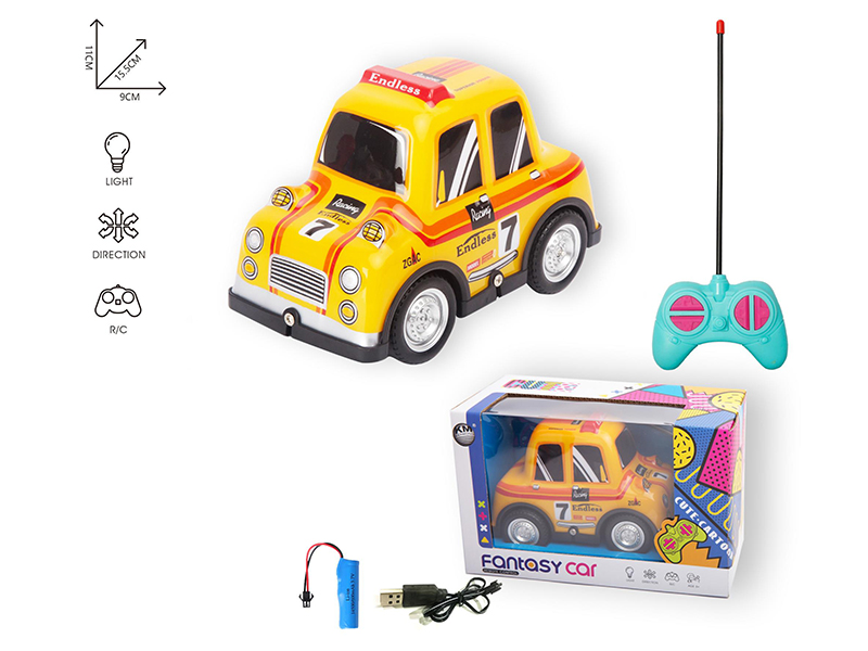 27M 4-Channel Remote Control Cartoon Car(Included Batteries)