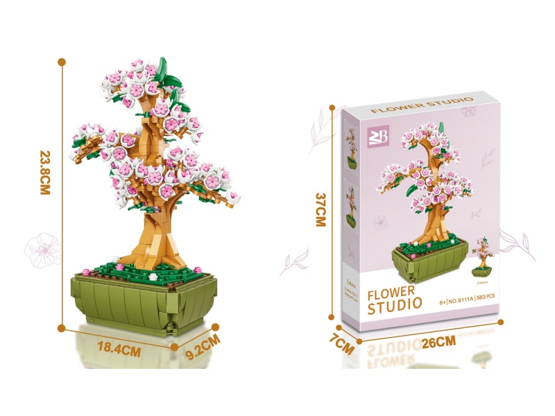 Building Blocks: Cherry Blossom 563 Pieces