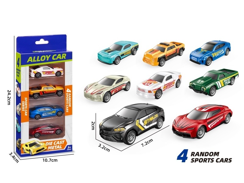 1:64 Force Alloy Car (2 Models Mixed)