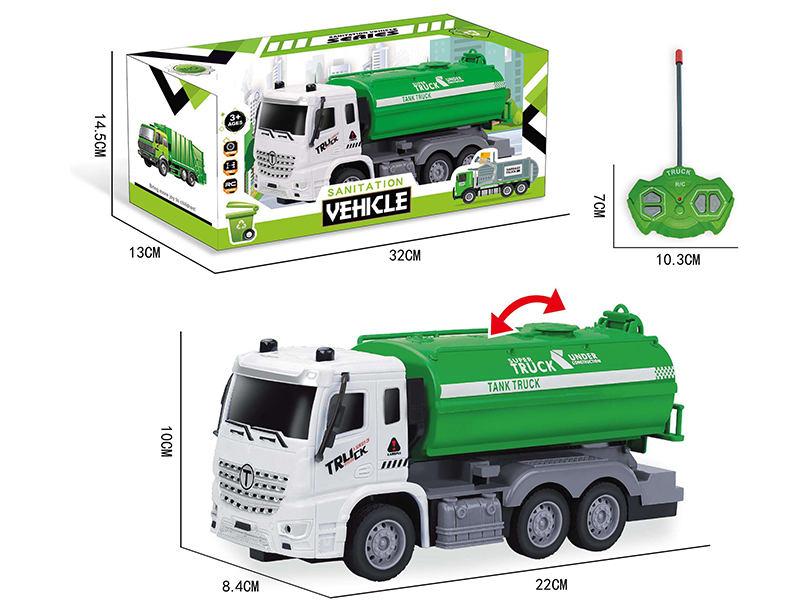 1:30 4CH Remote Control Sprinkling Truck