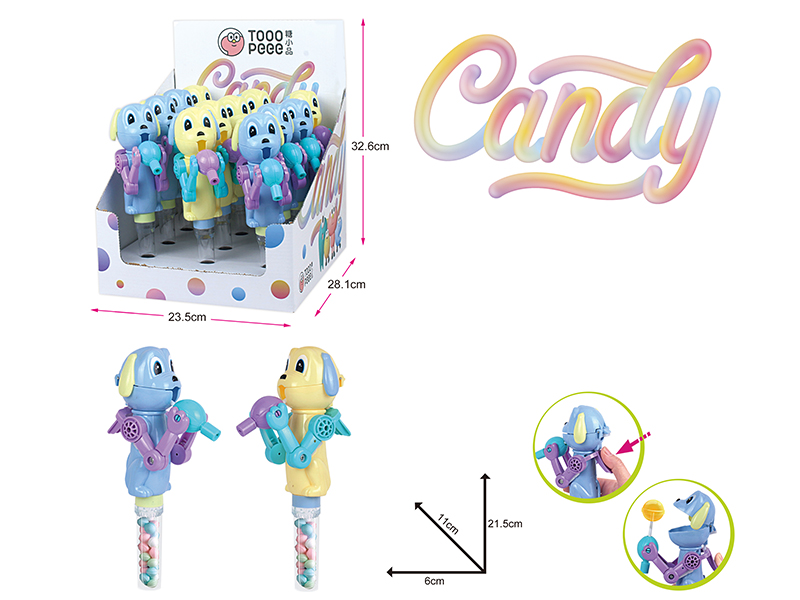 Dog Lollipop Candy Toys 12pcs