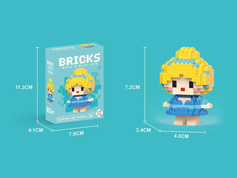 Mini Cinderella Building Blocks 162PCS