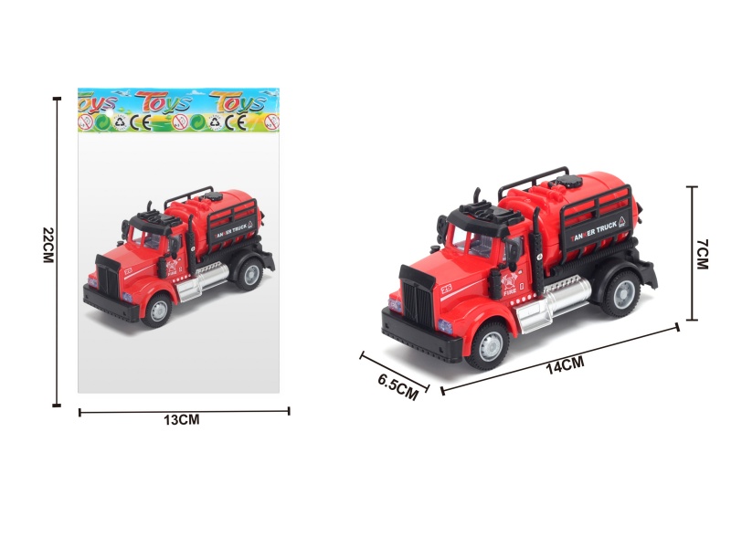 1:64 Huili American Water Tank Fire Engine