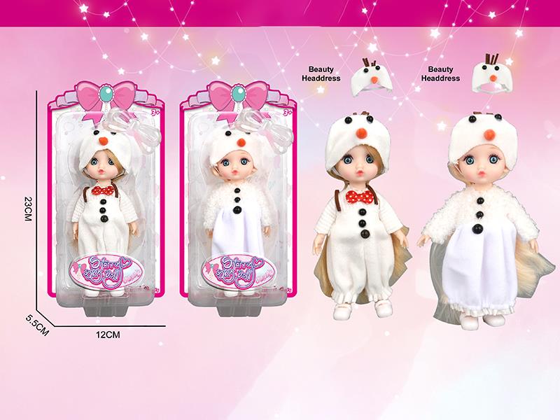 6 Inch 12-Joints Fashion Doll