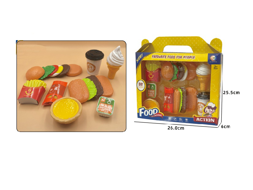 Pretend Play Western Dining Set