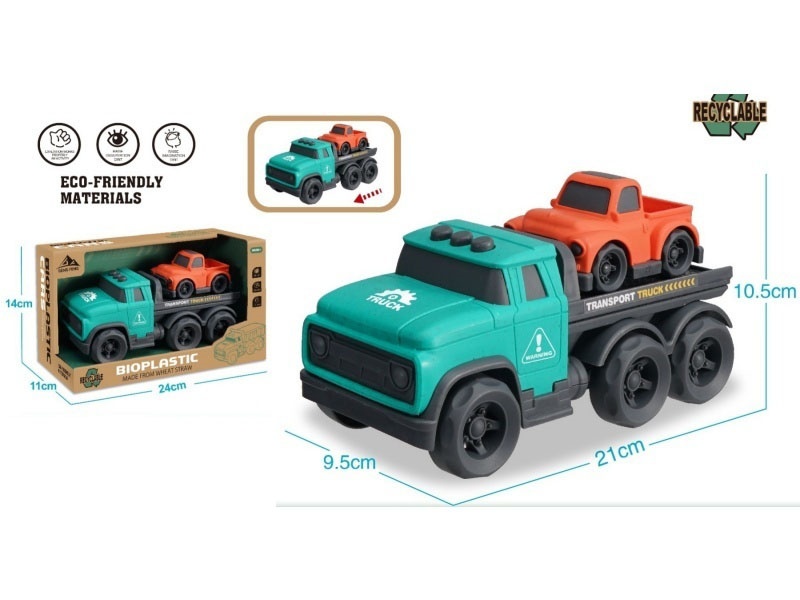 Wheat Straw Material - Trailer Flatbed Transporter