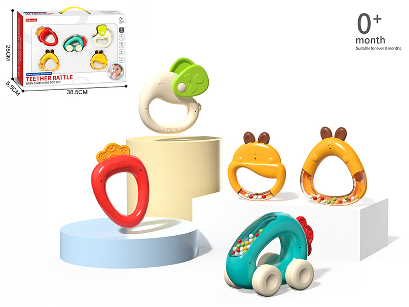 Baby Rattles Set 5pcs(Can Be Boil)