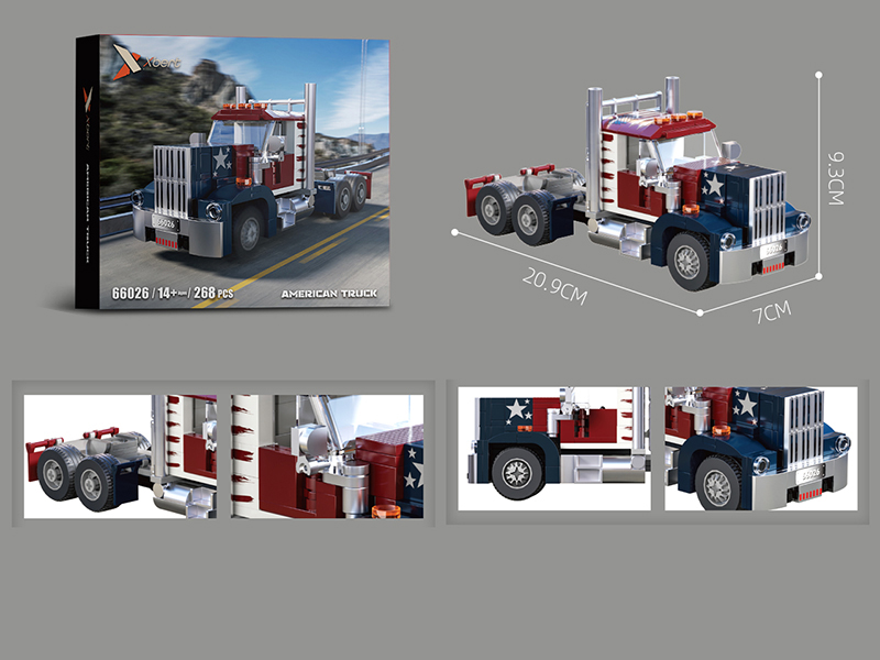 American Truck Model Building Blocks 269PCS