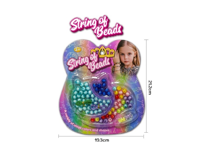 Cat Multi-Color Beads, Transparent Colored Bead Sets