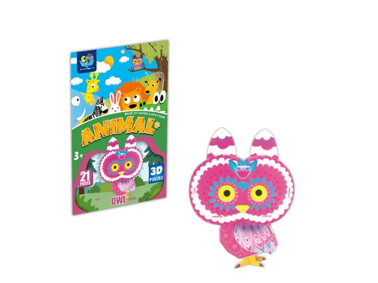 Dimensional Puzzle Owl