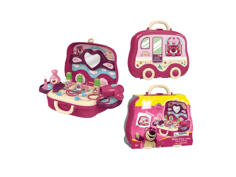 Disney Pixar Strawberry Bear Beauty Toy Suitcase
