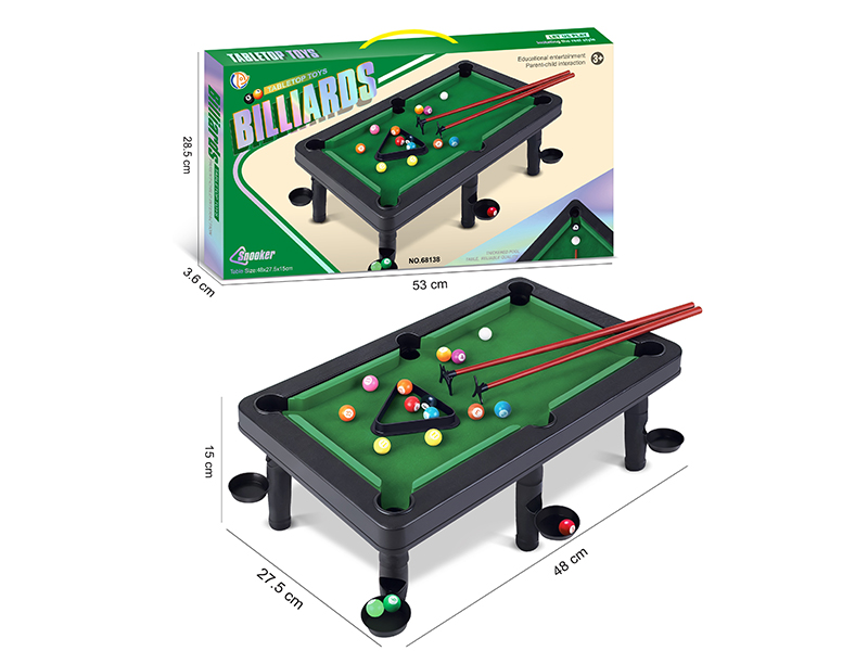 Flocked Billiards Table Toy