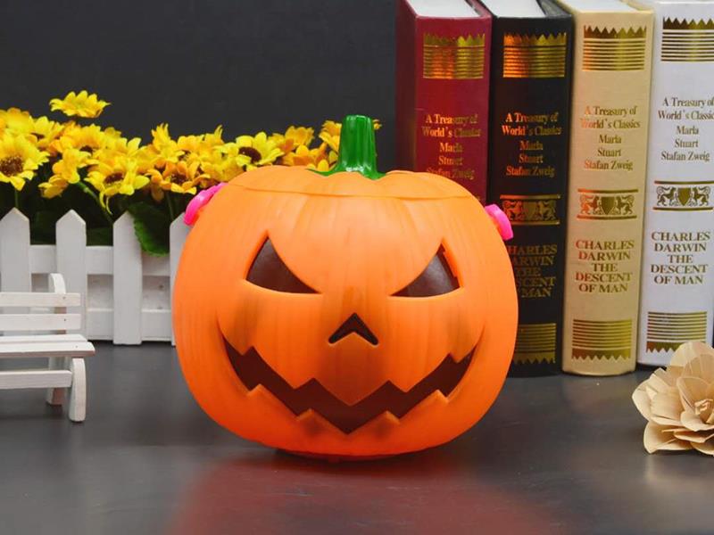 Pumpkin Bucket With Lid