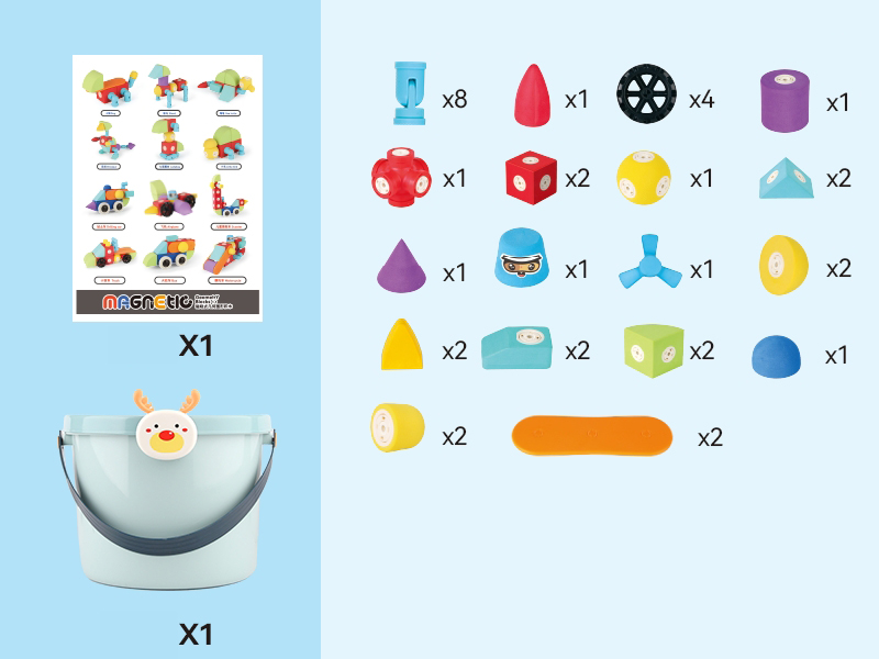 EVA Magnetic Building Blocks 36PCS