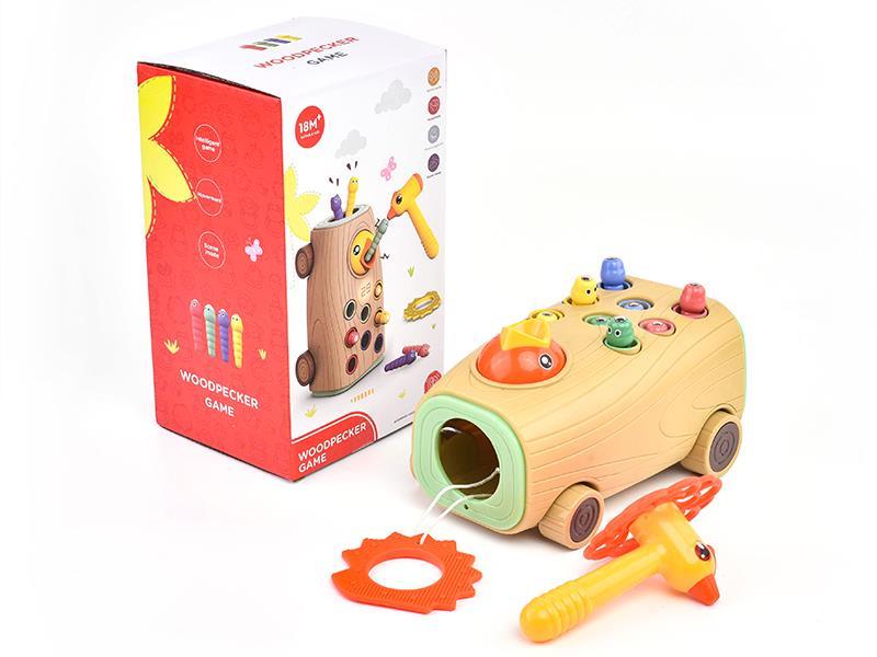 Woodpecker Catch Worms Game(With Light And Music)