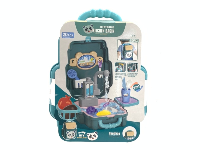 Household Play Toys Kitchenware Three-In-One Cartoon Dishwasher Bag