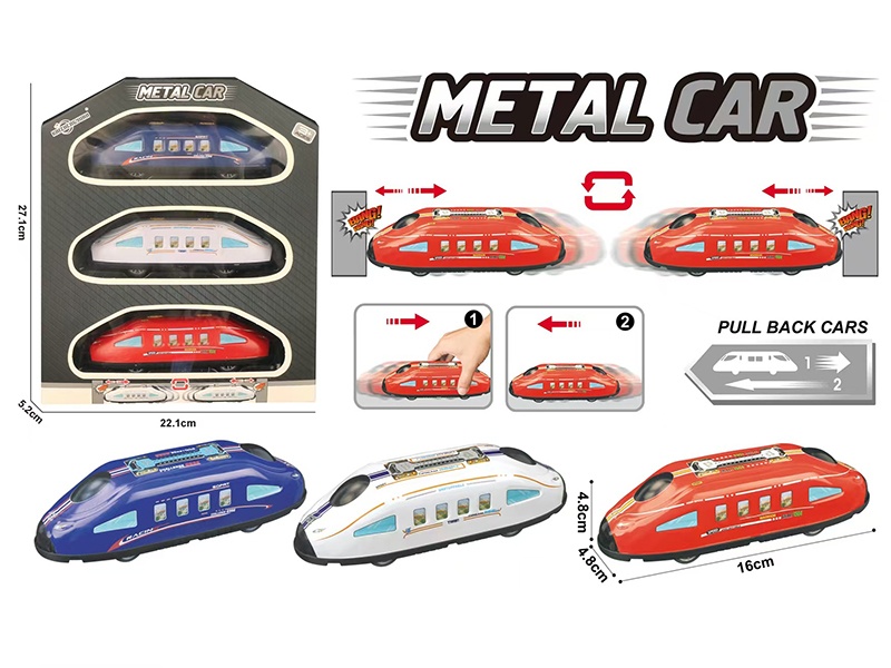 Pull-Back Collision Bidirectional Alloy Motor Car