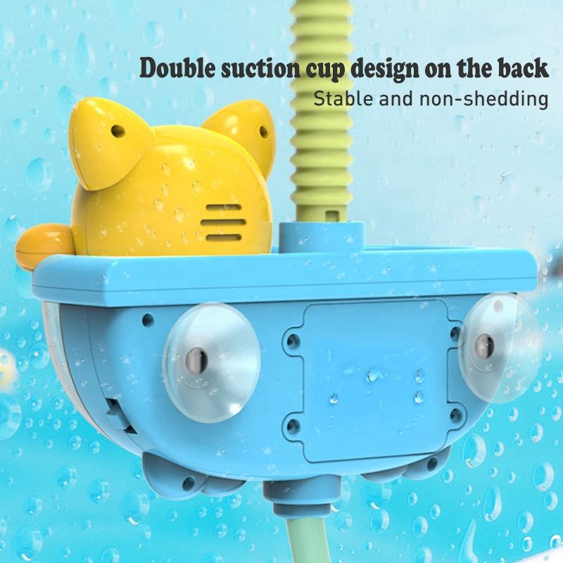 The Cat Sprinkler features two suction cups on the back that securely attach to walls to prevent falling