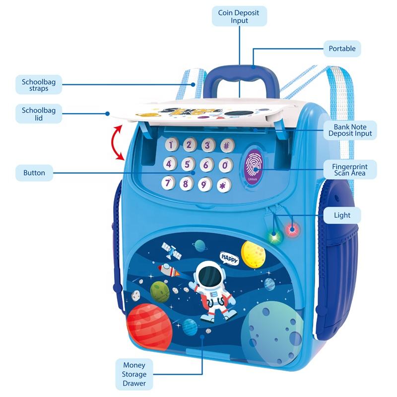 Functional Information Guide for the Space Backpack Piggy Bank