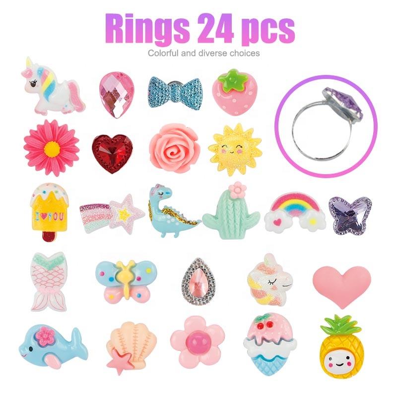 24 Colorful Ring Toys in Different Styles
