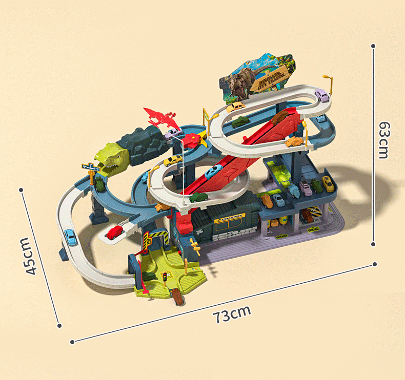 Dinosaur Volcano Eruption Adventure City Track Product Dimensions