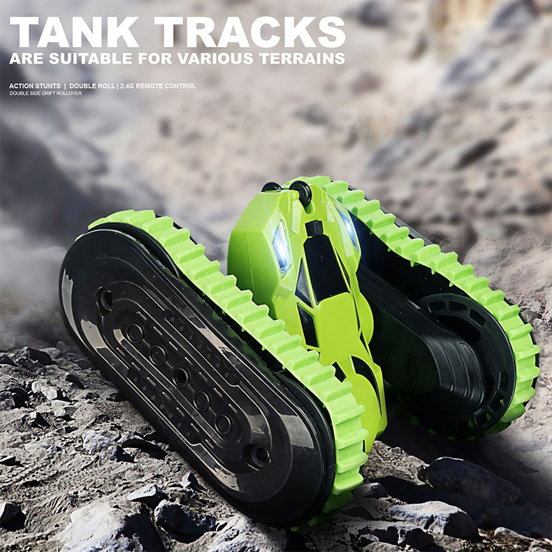Remote Control Double-Sided Stunt Car for All Terrain