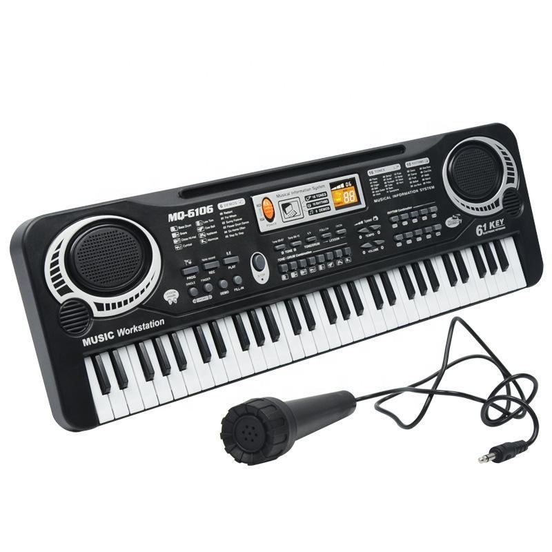 Detailed Display of the Multi-Function Electronic Organ with Microphone