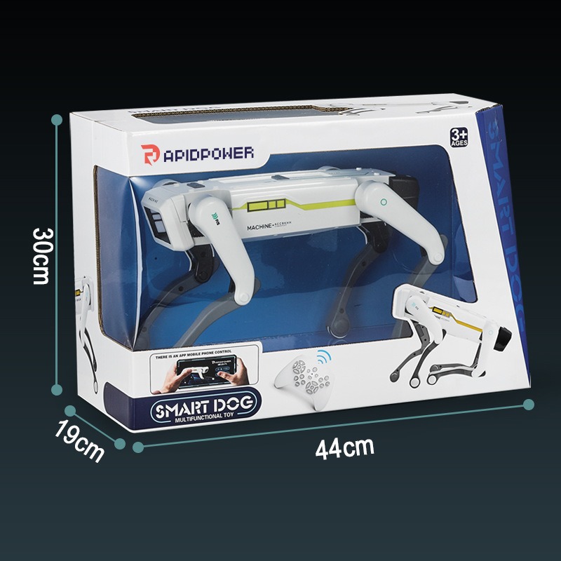 Dimensions of the Outer Packaging for the Intelligent AI Remote Control Water Bomb Dog