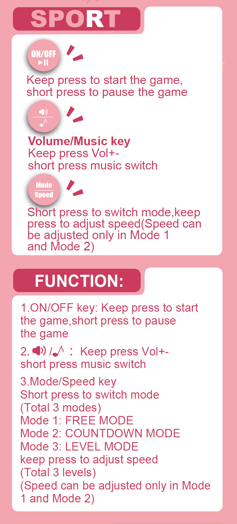 Bear Music Boxing Machine: Button and Feature Guide