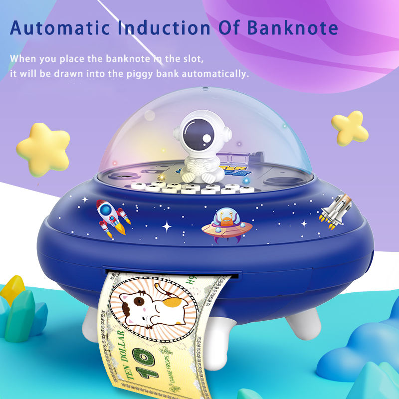 Smart Piggy Bank features automatic bill detection