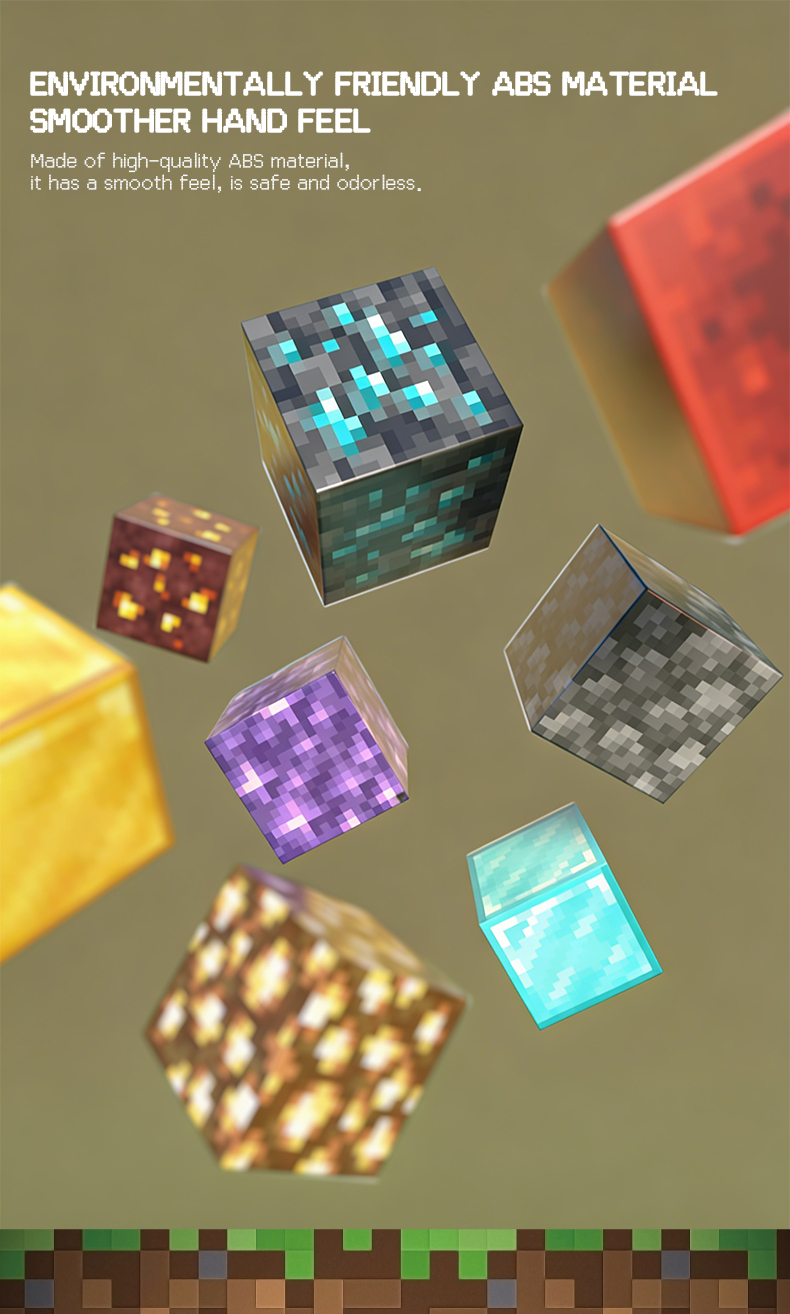 My World Magnetic Cube Building Blocks are made from premium ABS material