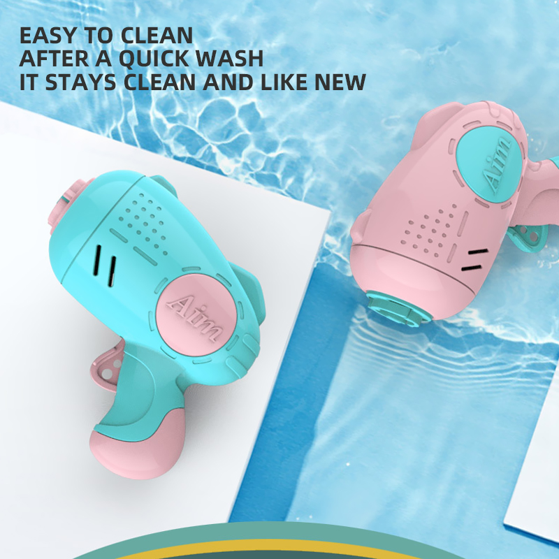 The Flying Saucer Gun is easy to clean—just rinse it under water and it'll be as good as new