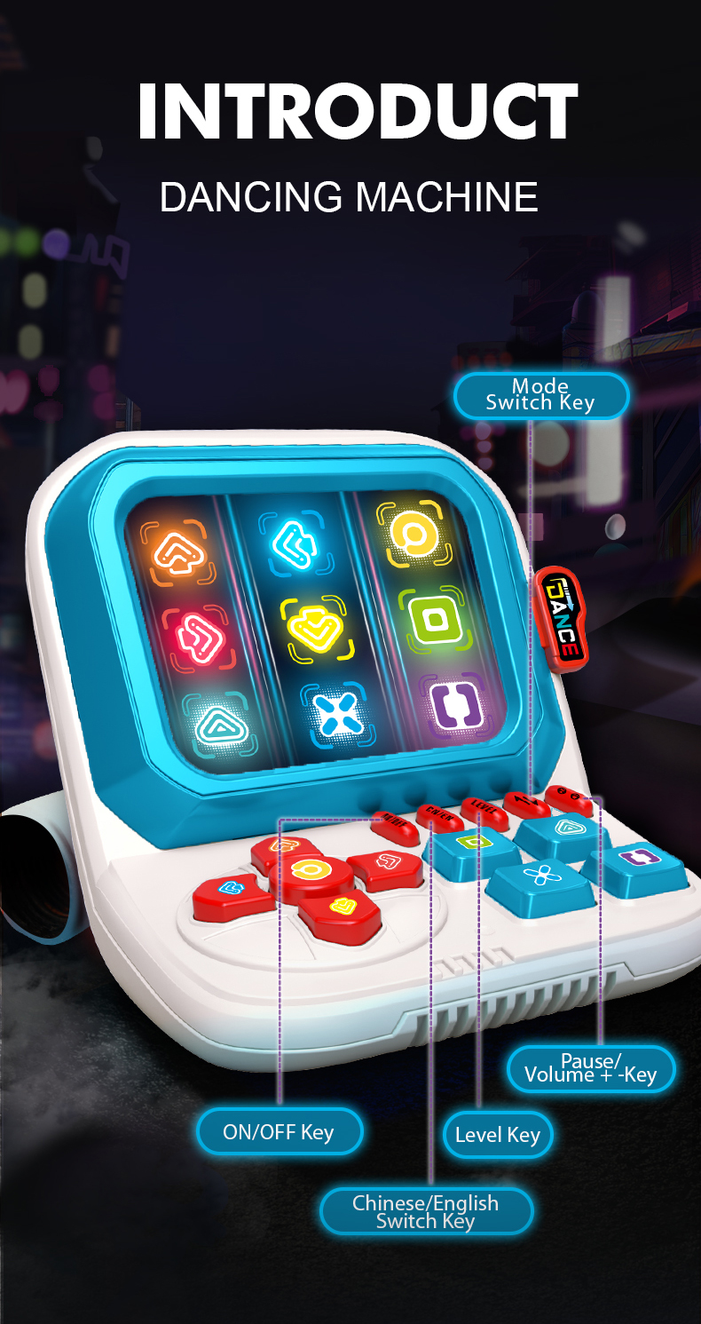 Finger Game Dancing Machine Button Function Product Introduction