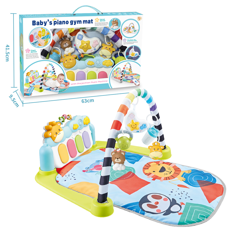 Product and Packaging Dimensions for the Baby Pedal Piano Fitness Blanket